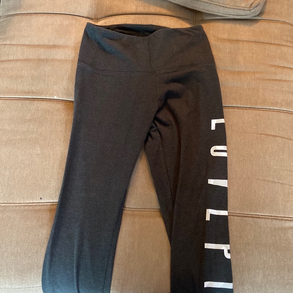 PINK gray leggings